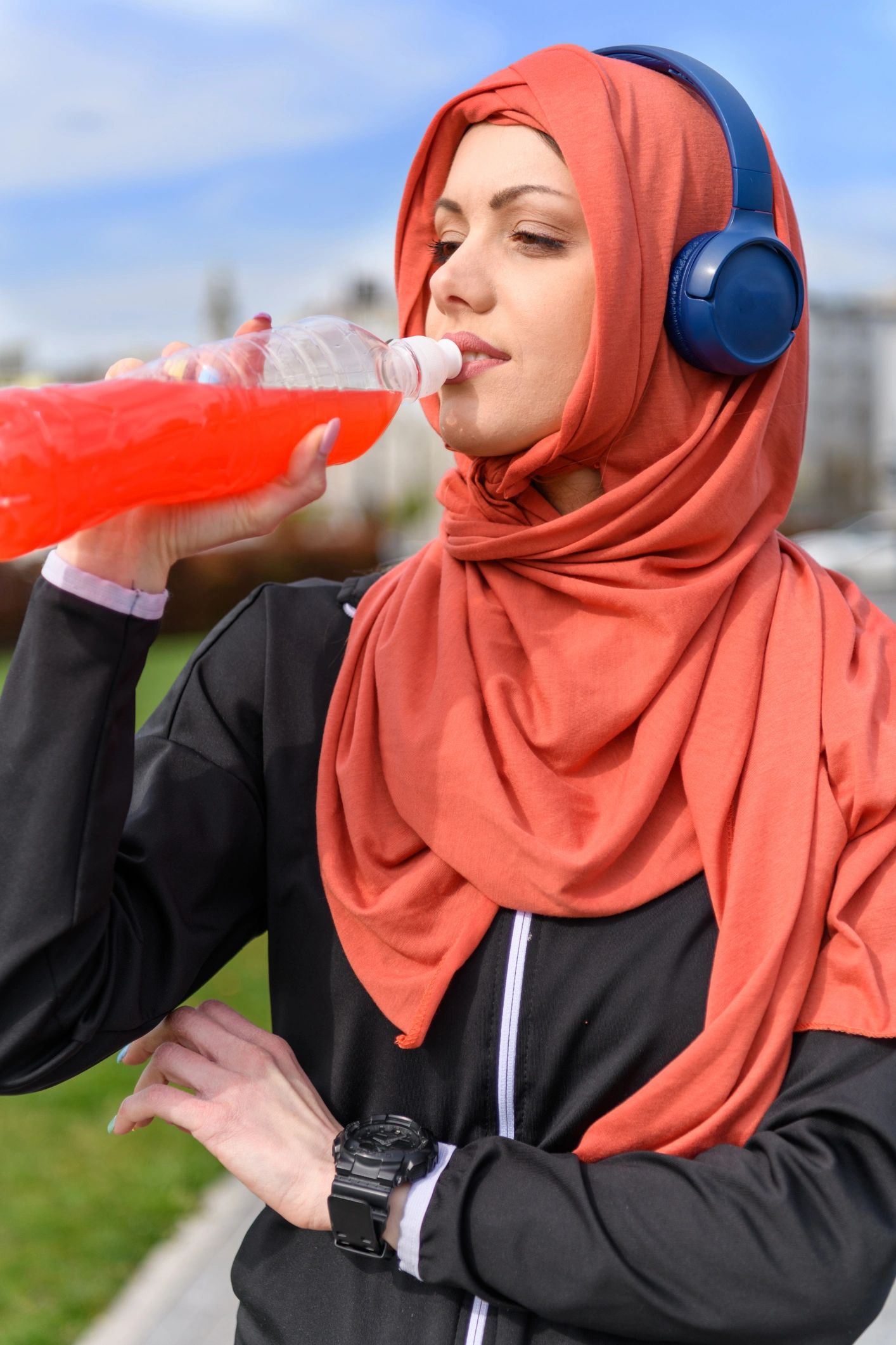 Portrait of a female fitness member